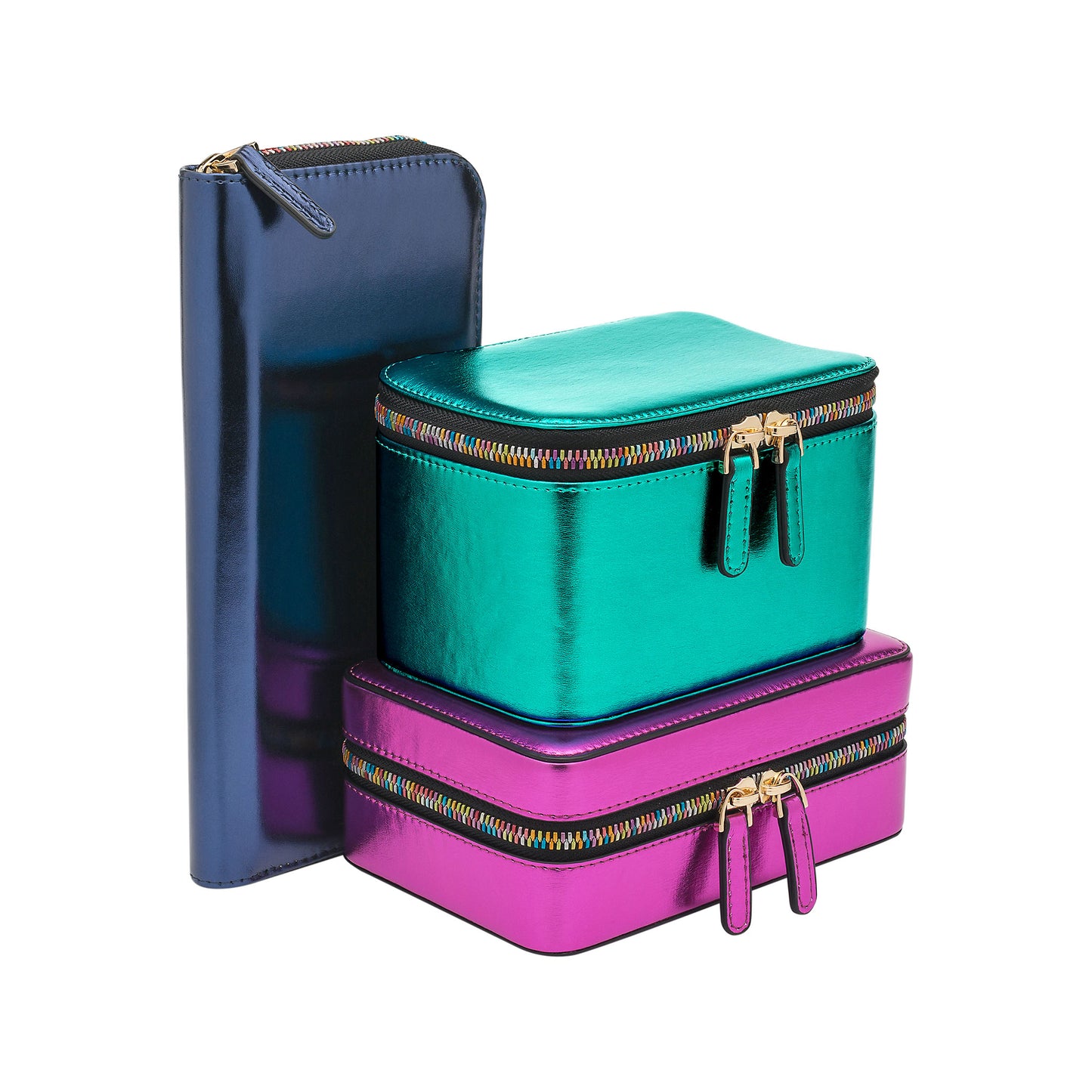 Sara Purple Jewelry-Zipper Case| LeahJessica Jewelry