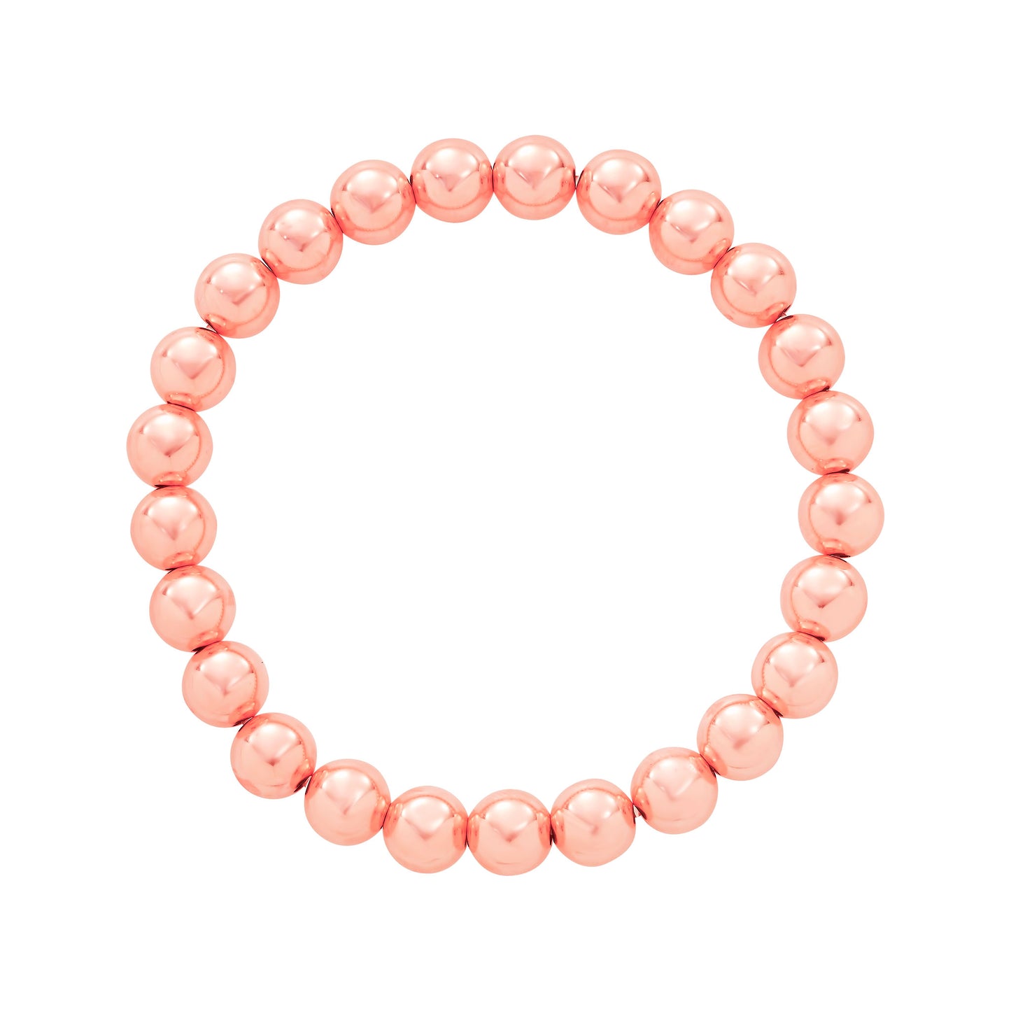 7mm Gold Filled Bead Bracelet