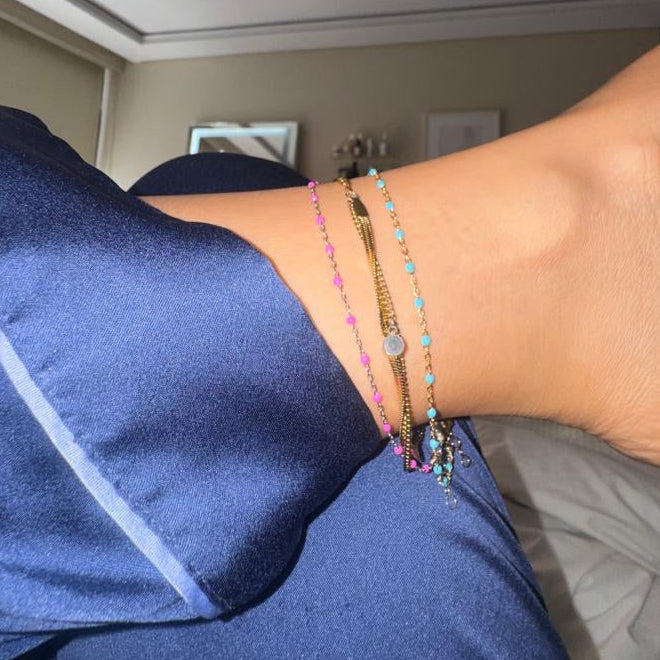 Something Blue Anklet