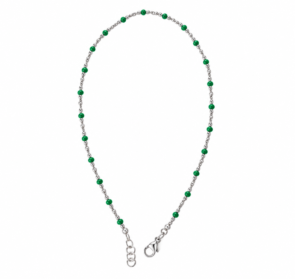 Something Blue Sterling Silver Anklet