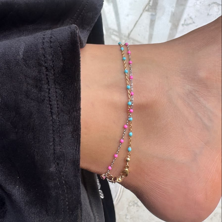 Something Blue Anklet