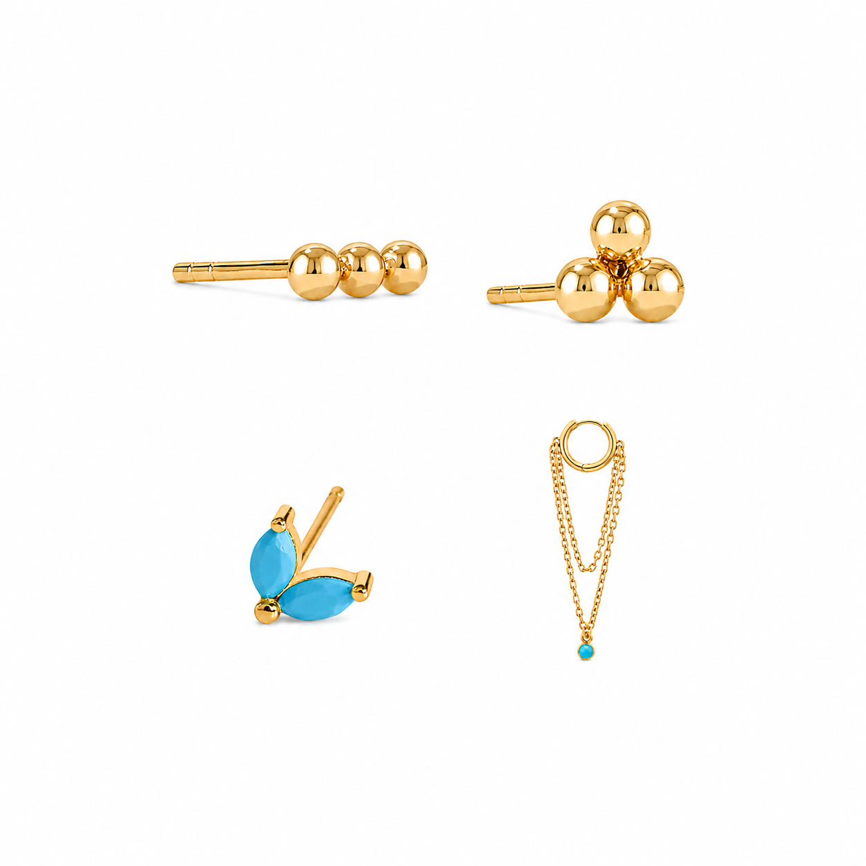 Something Blue Ear Stack Set