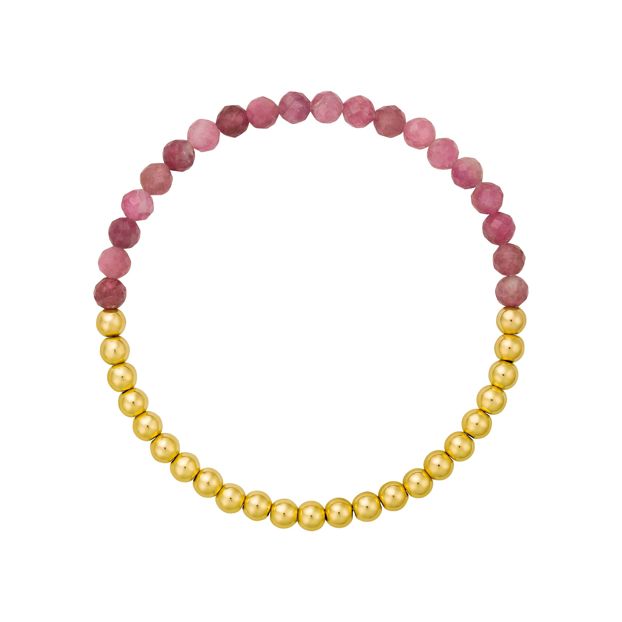 Bead Bracelet - Pink Tourmaline