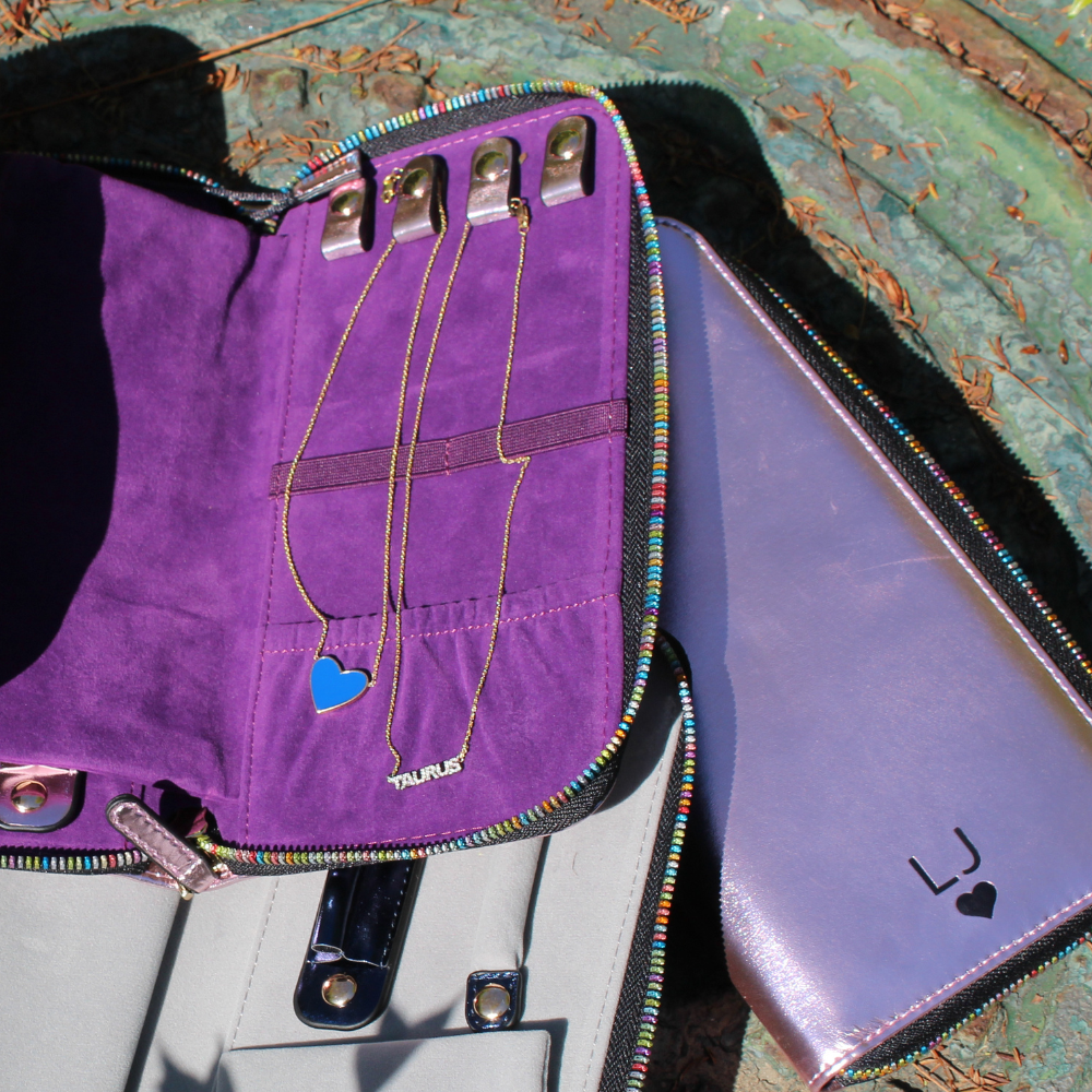  Cyani Pink Jewelry-Wallet | LeahJessica Jewelry 