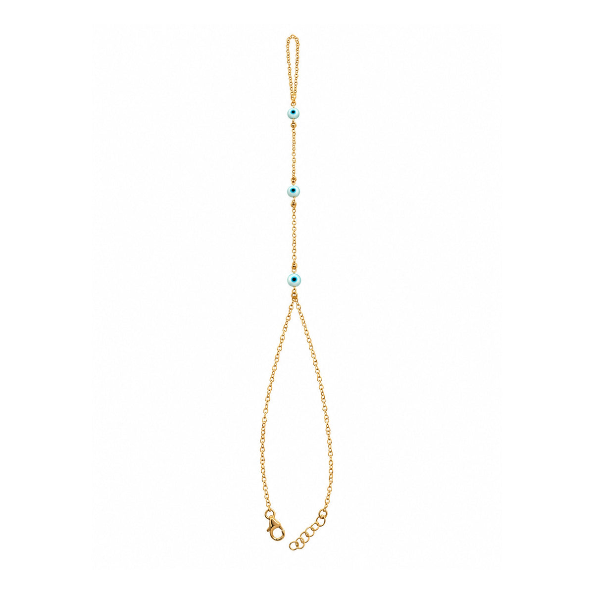 Something Blue Evil Eye Hand Chain