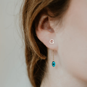 Evil Eye Earring Extension | LeahJessica Jewelry