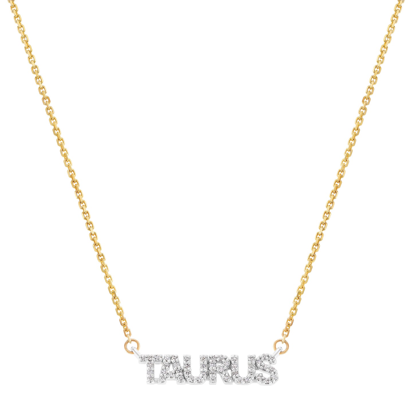 LeahJessica Taurus Mini Diamond Zodiac Necklace