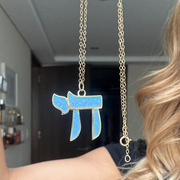 Something Blue Chai Pendant