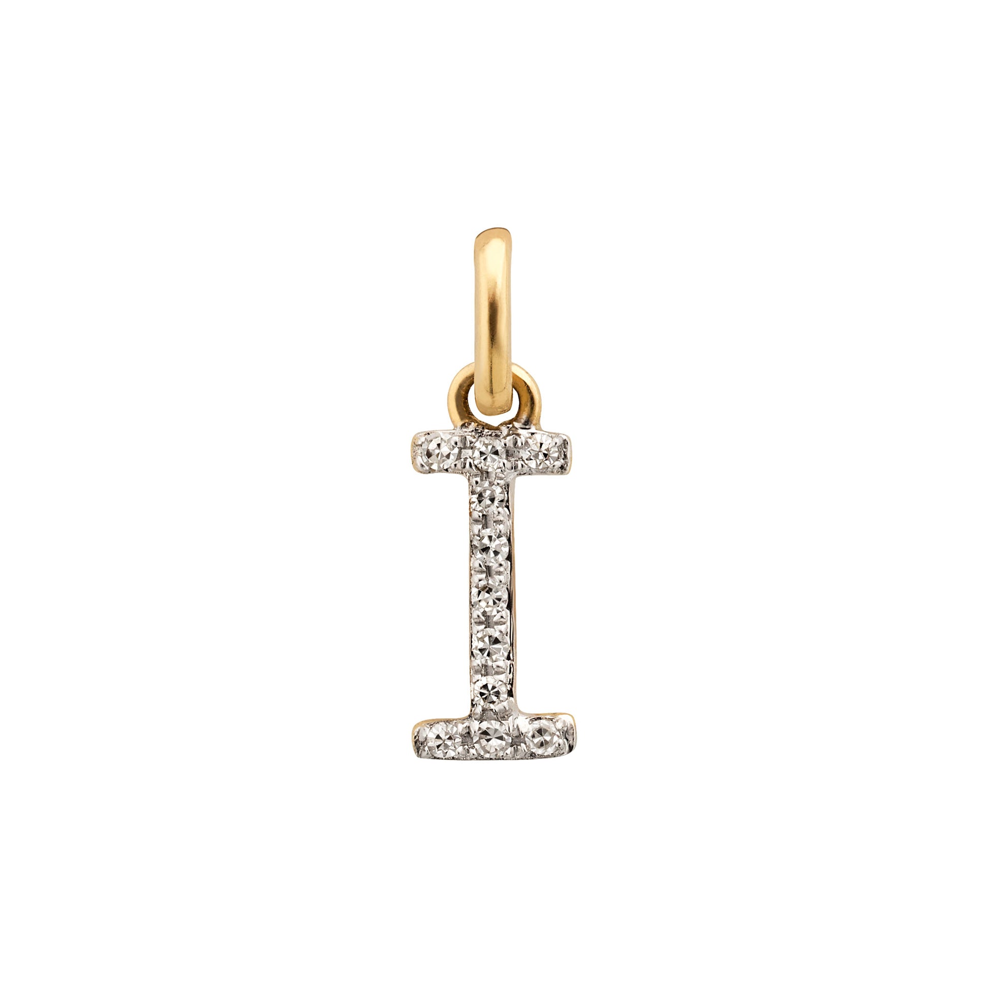 Mini Diamond Initial Charm | LeahJessica Jewelry