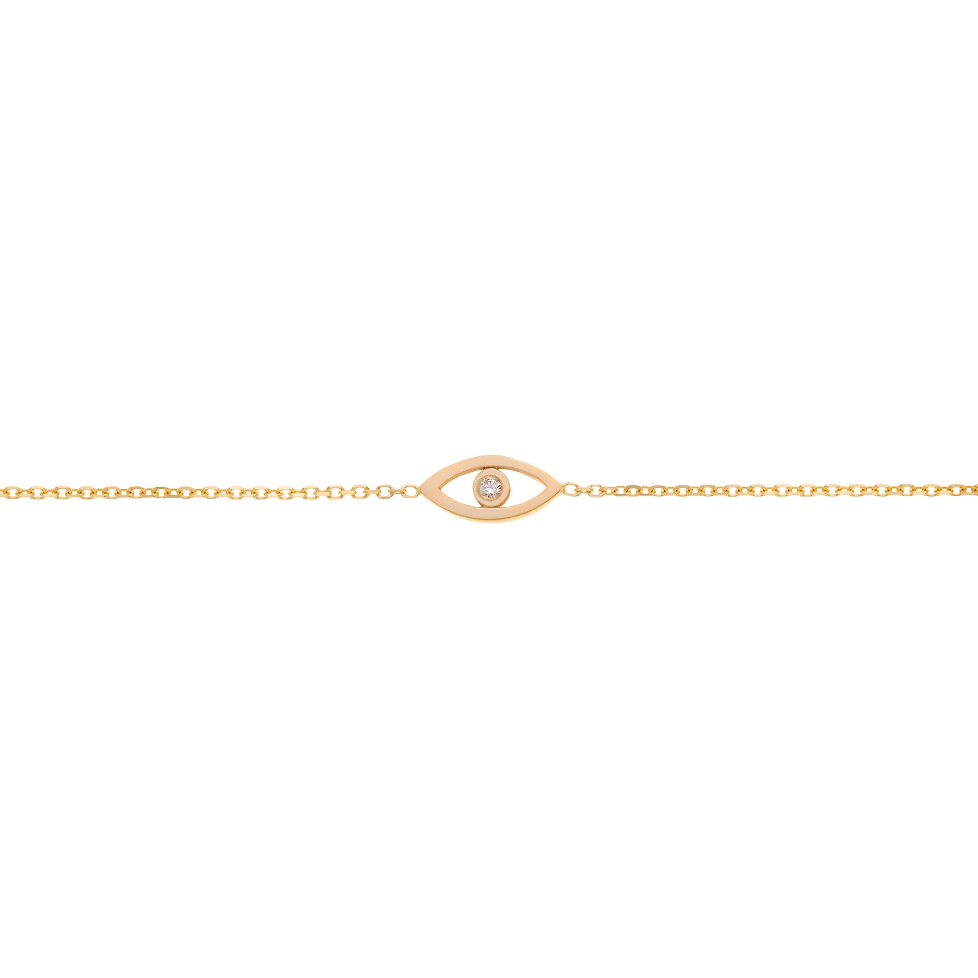 LeahJessica Eye With Diamond Bracelet