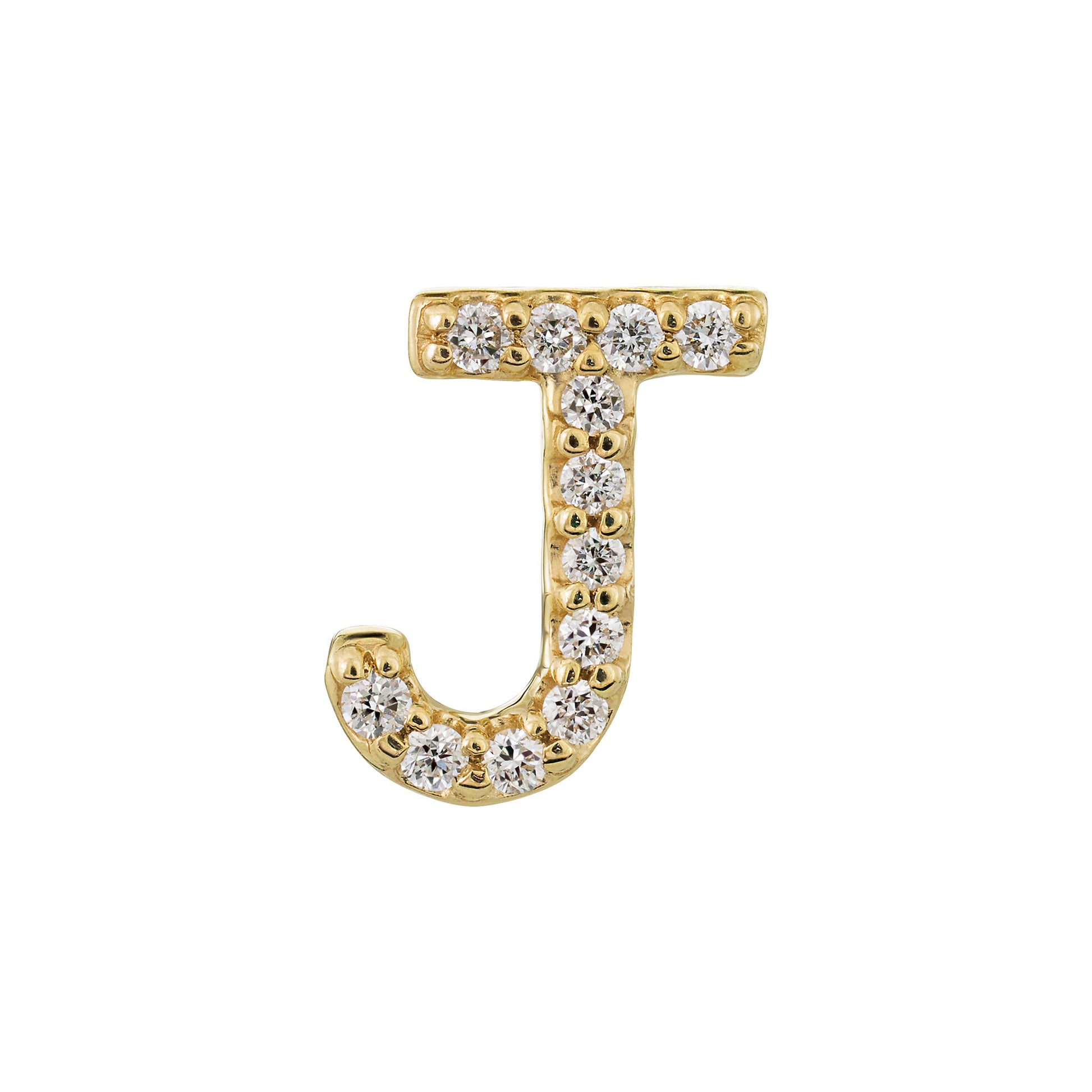 LeahJessica Diamond Letter Stud
