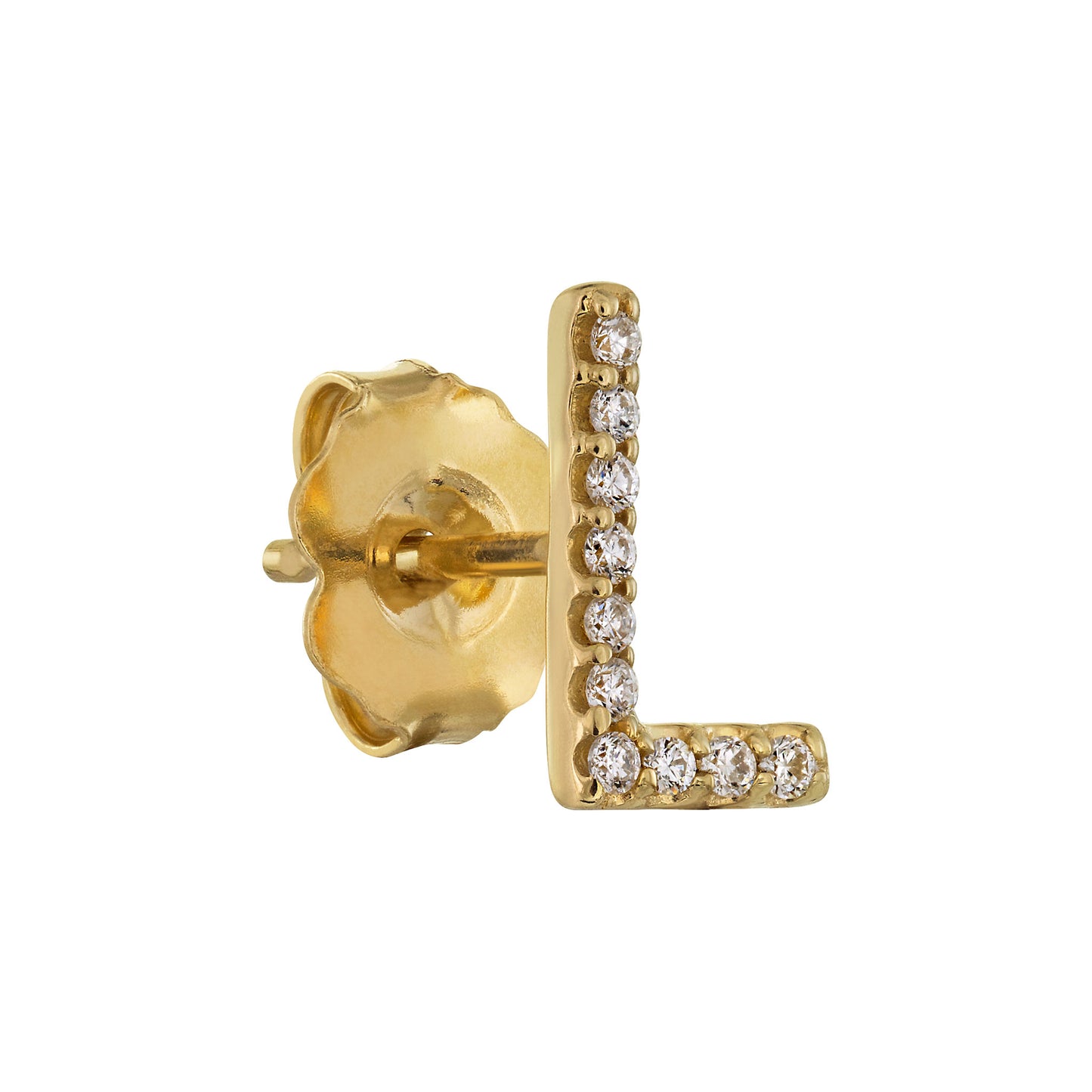LeahJessica Jewelry Diamond Letter Stud
