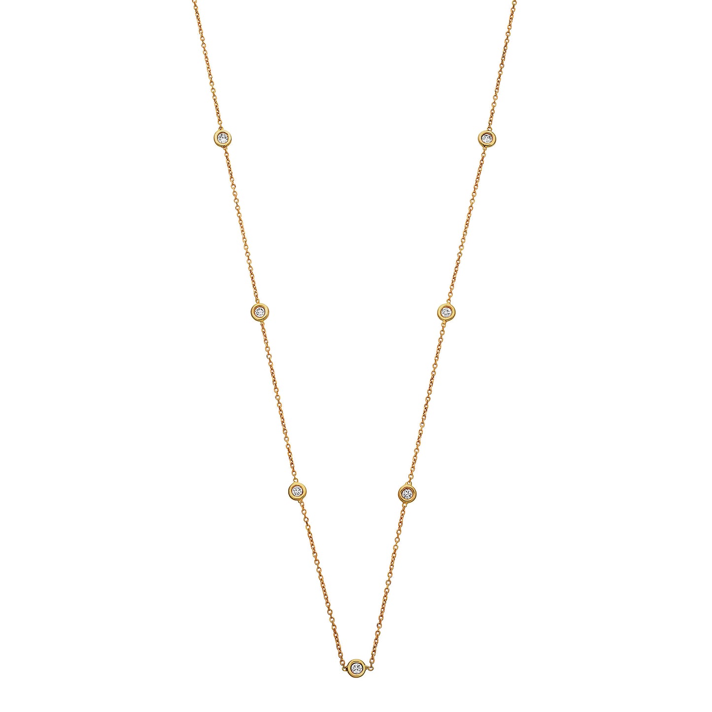 Seven Diamond Necklace