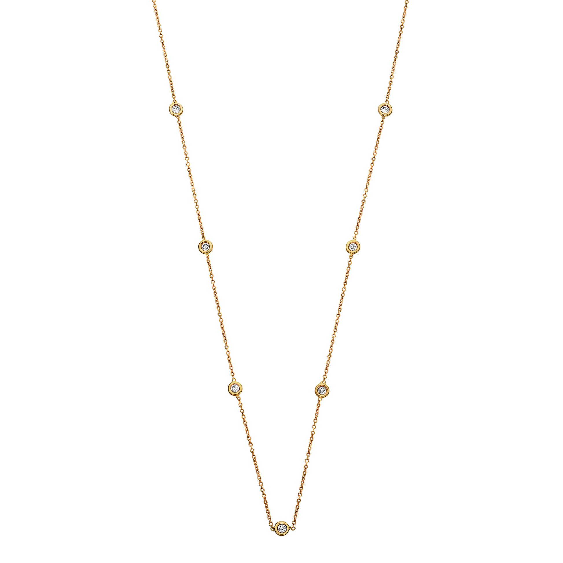 Seven Diamond Necklace