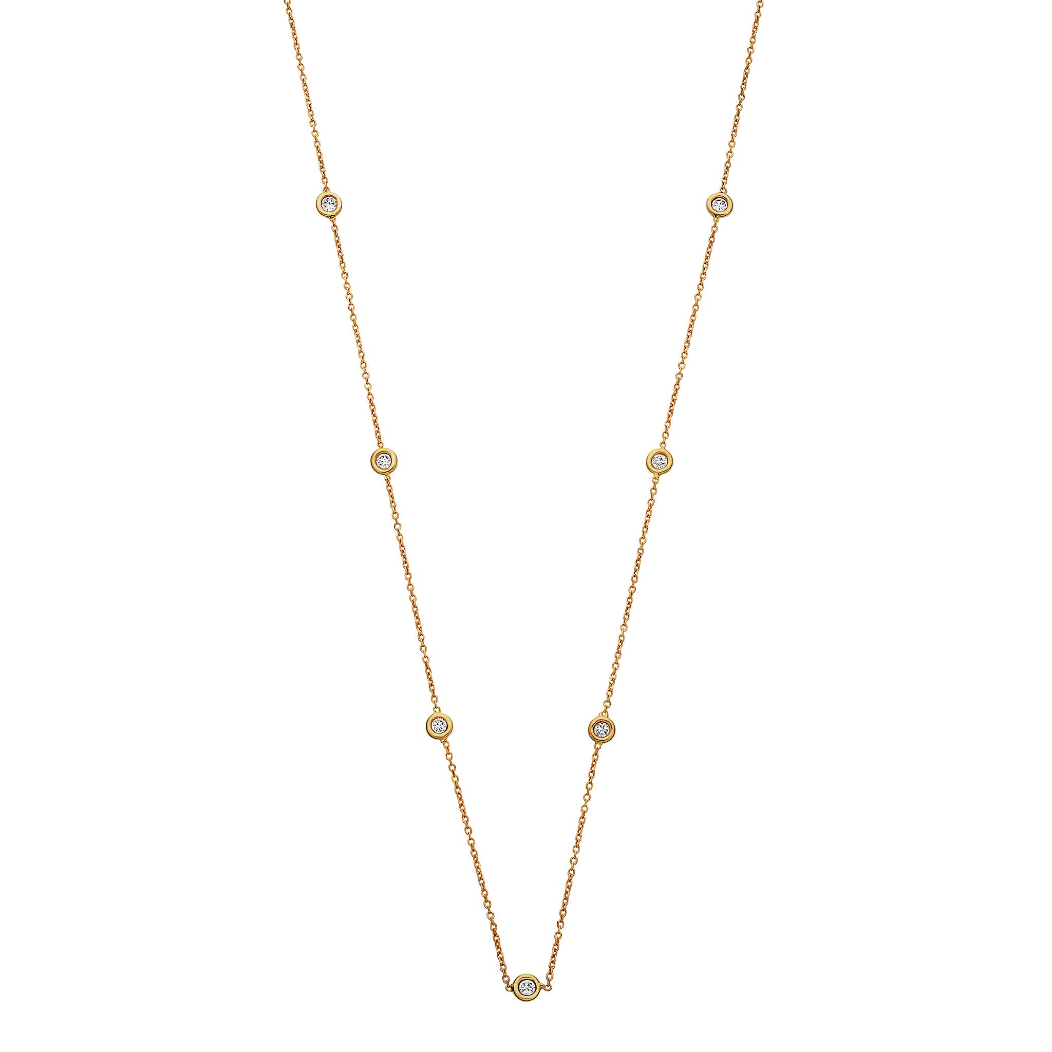 Seven Diamond Necklace
