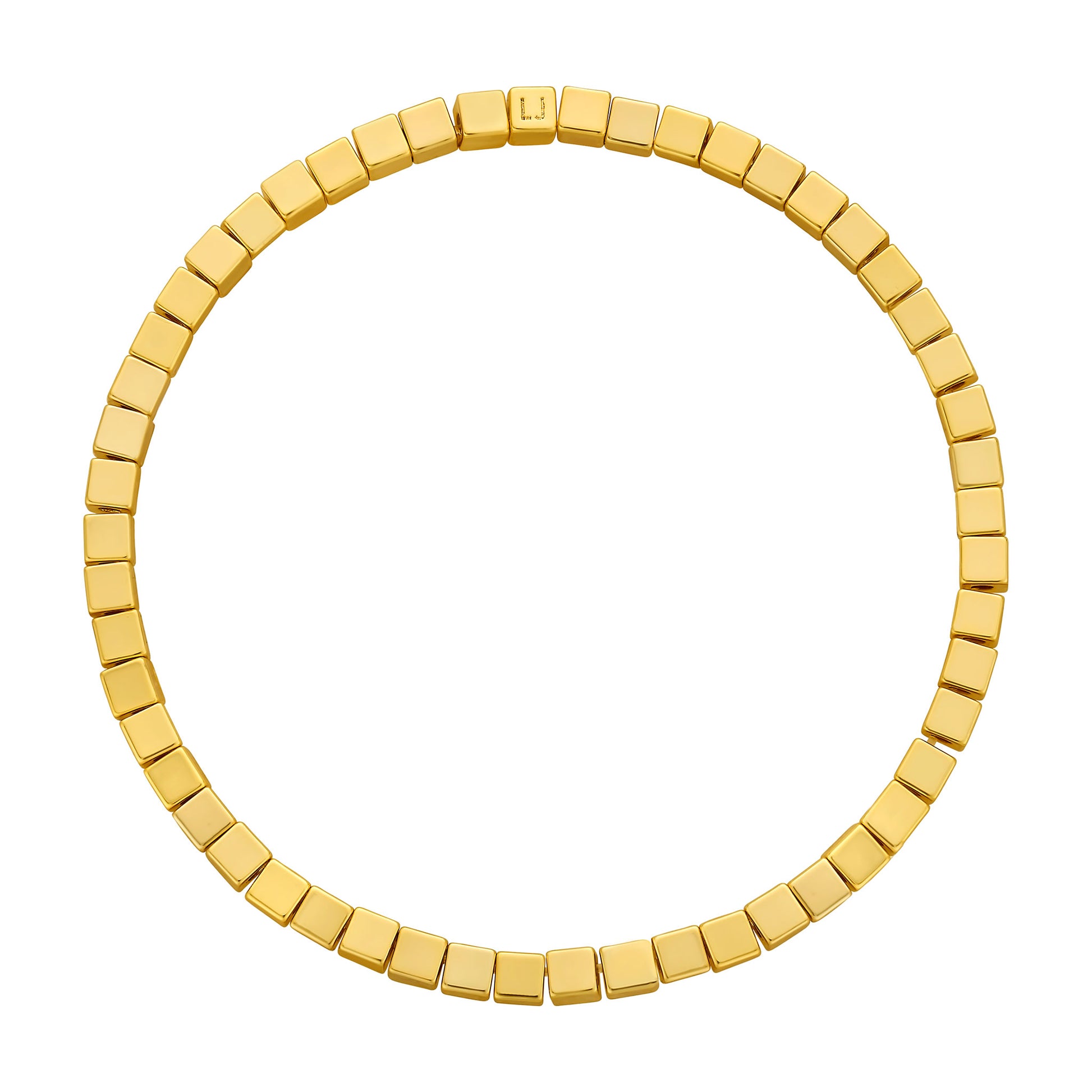 Square Bead Bracelet -3mm |LeahJessica Jewelry