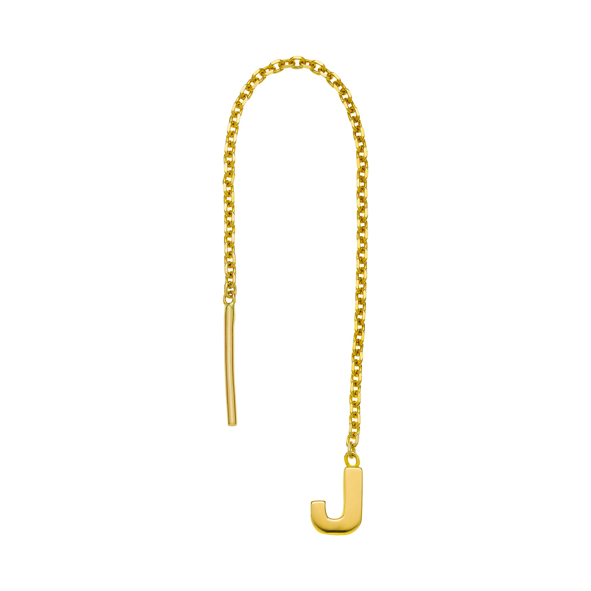 LeahJessica Jewelry Mini Letter Threader Earring