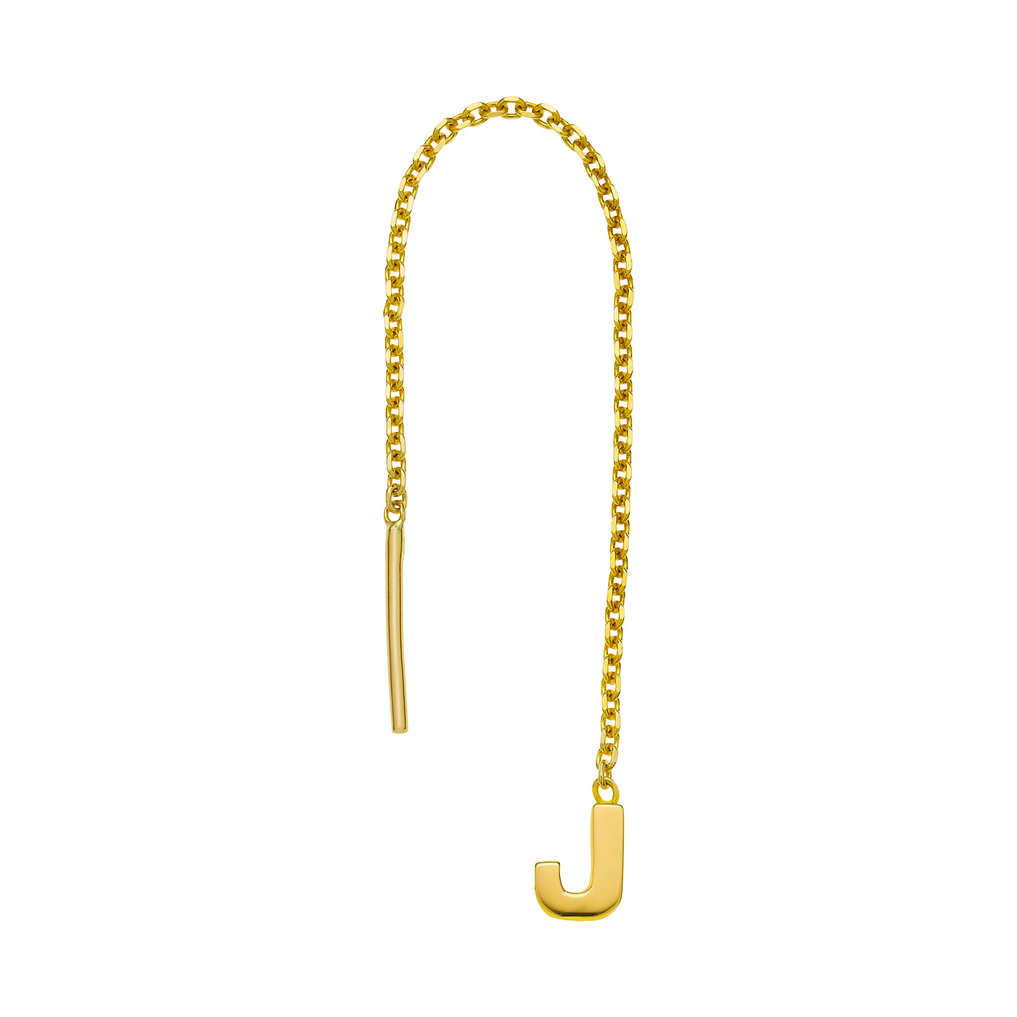 LeahJessica Jewelry Mini Letter Threader Earring