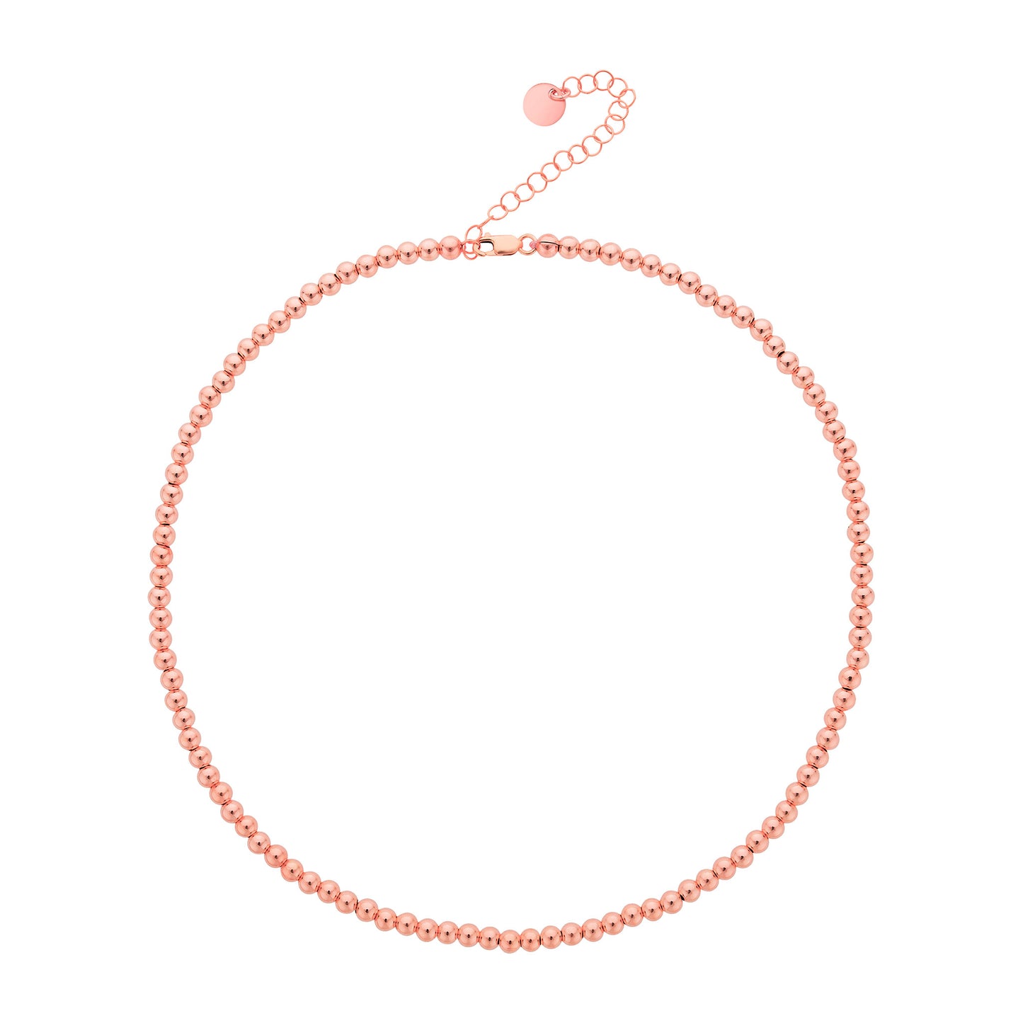 LJ 4mm Gold Filled Bead Necklace