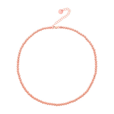 LJ 4mm Gold Filled Bead Necklace
