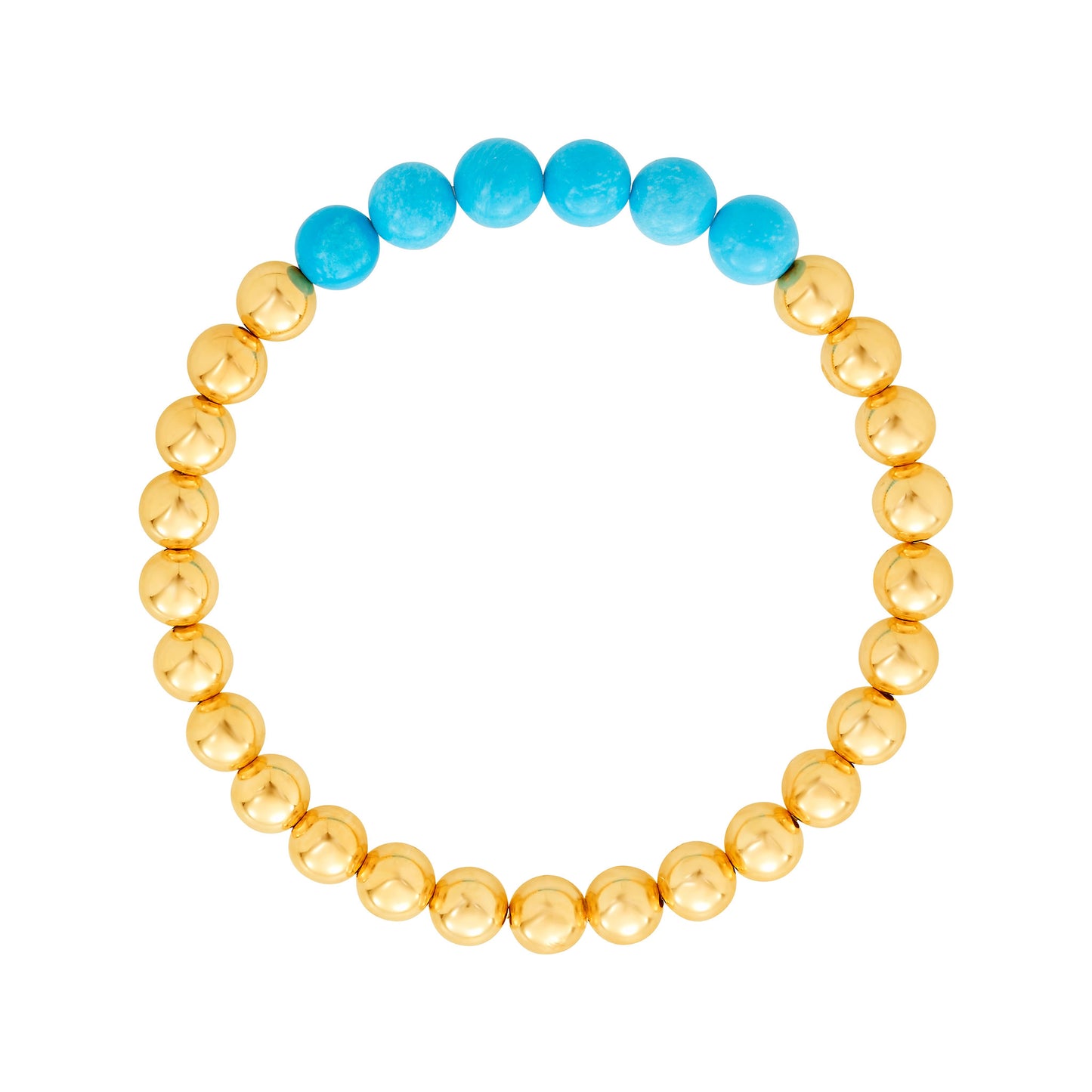 Turquoise & Bead Bracelet