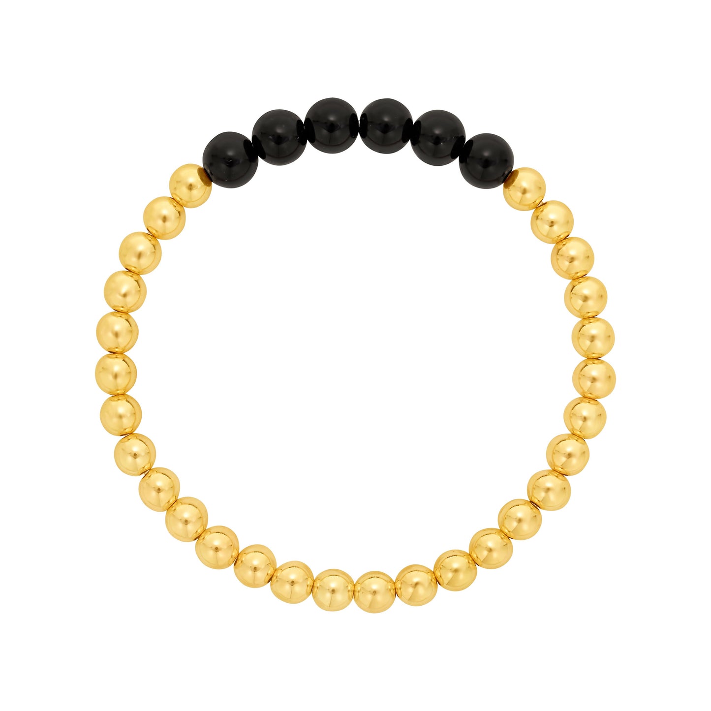 Black Onyx & Bead Bracelet