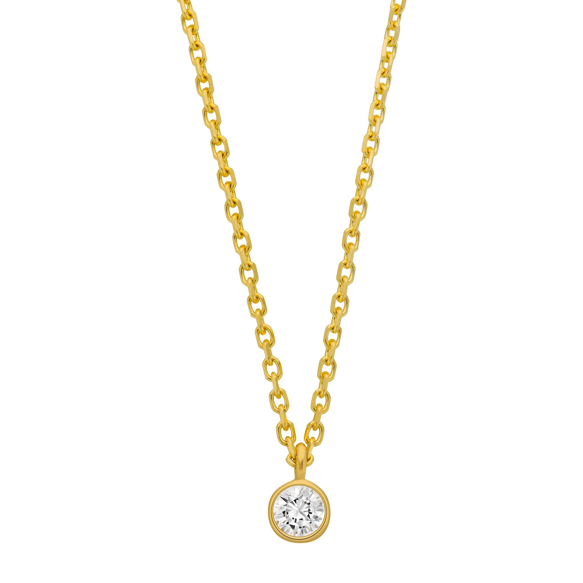 Mini Diamond Charm Necklace | LeahJessica Jewelry