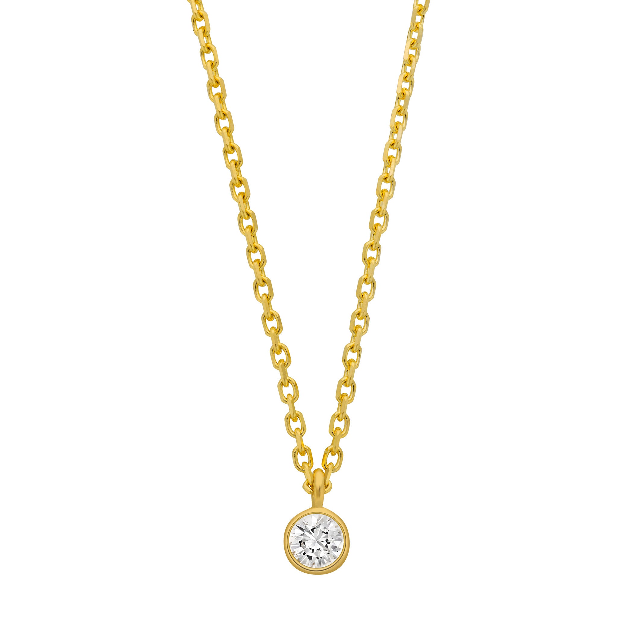 Mini Diamond Charm Necklace | LeahJessica Jewelry
