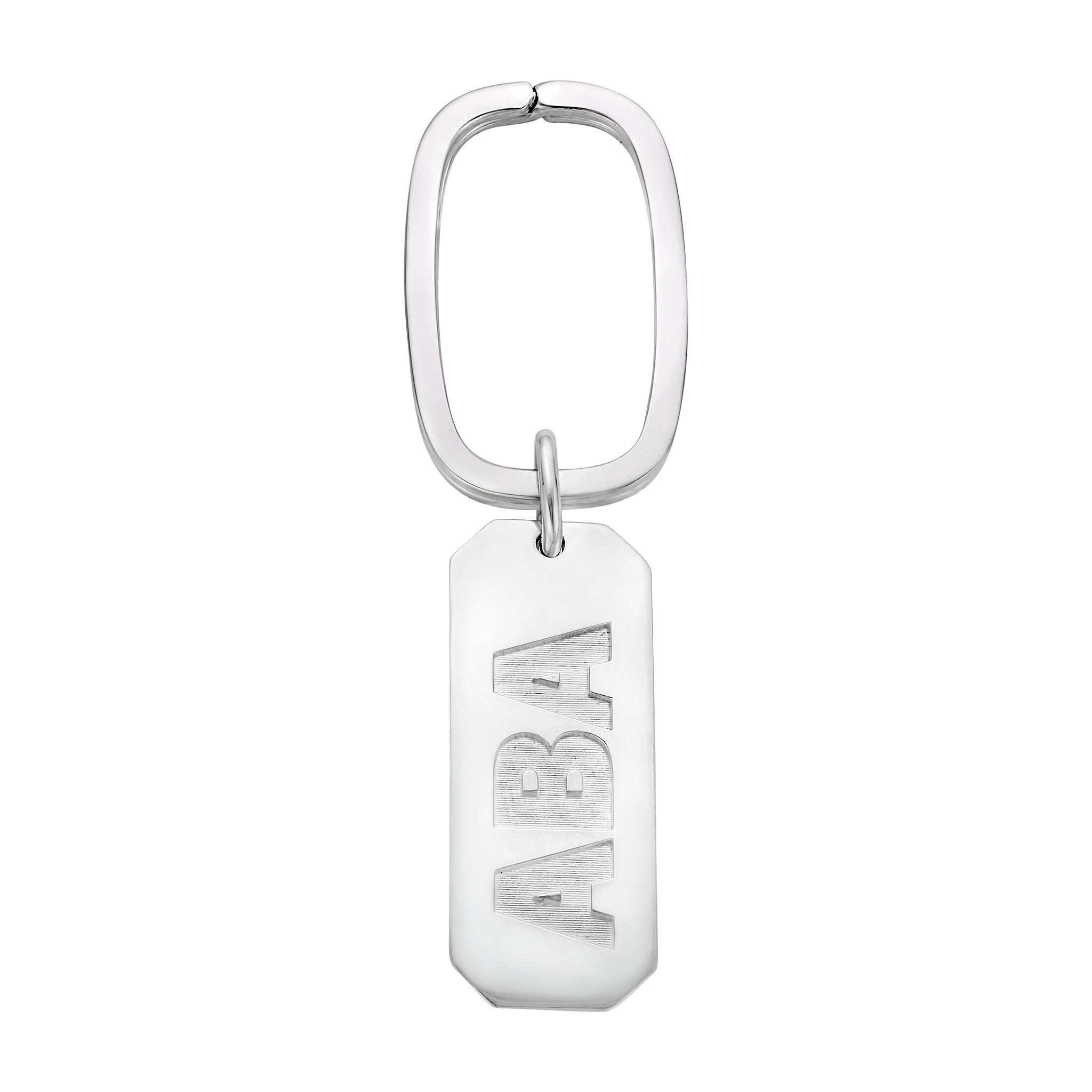 Personalized Tag Keychain | LeahJessica Jewelry