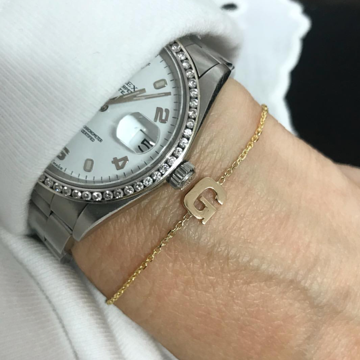 LeahJessica Letter Bracelet 